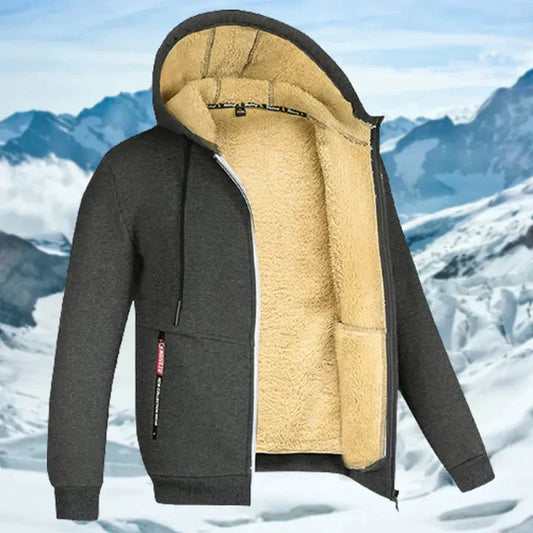 Olaf - Herren-Winterjacke mit Kapuze und Fleece