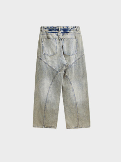 DCRB Baggy Denim Jeans - Light Grey