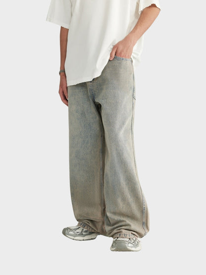 DCRB Baggy Denim Jeans - Light Grey