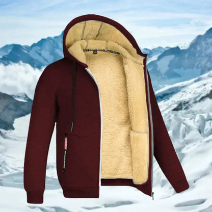 Olaf - Herren-Winterjacke mit Kapuze und Fleece