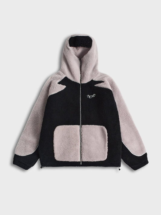 Flynn™ | Schwarz & Grau Sherpa Ninja Fleece