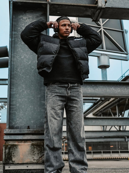 DCRB Baggy Denim Jeans - Black/Grey