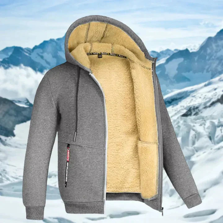 Olaf - Herren-Winterjacke mit Kapuze und Fleece