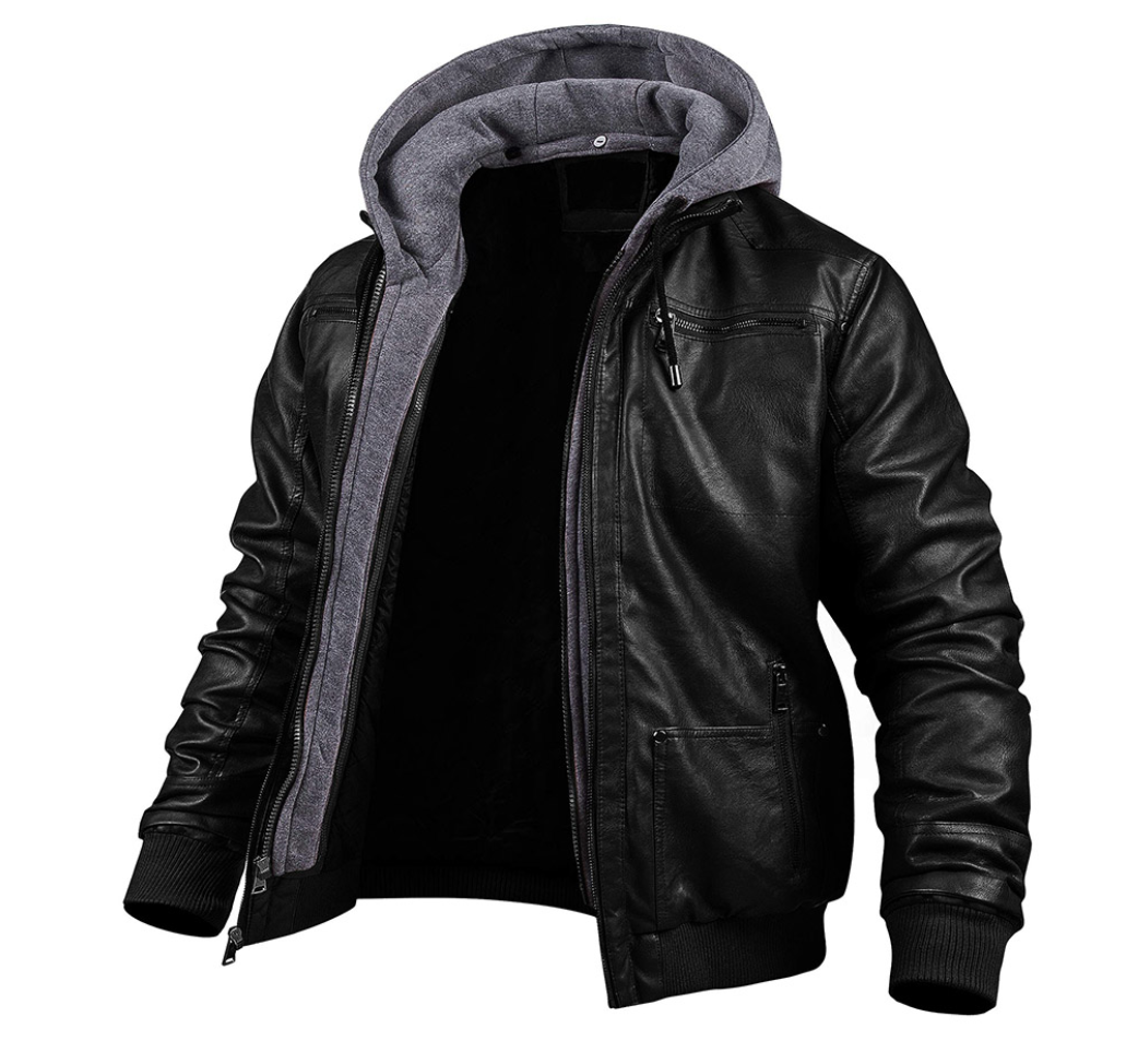 Peter™ | Premium Leder-Motorradjacke