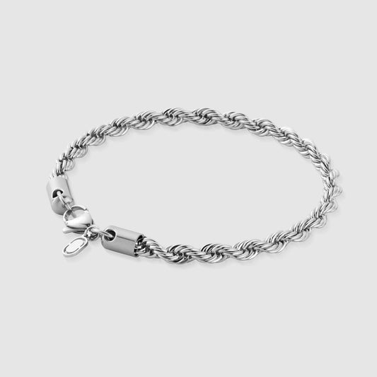 Zechariah™ | Seilarmband aus Silber, 5 mm