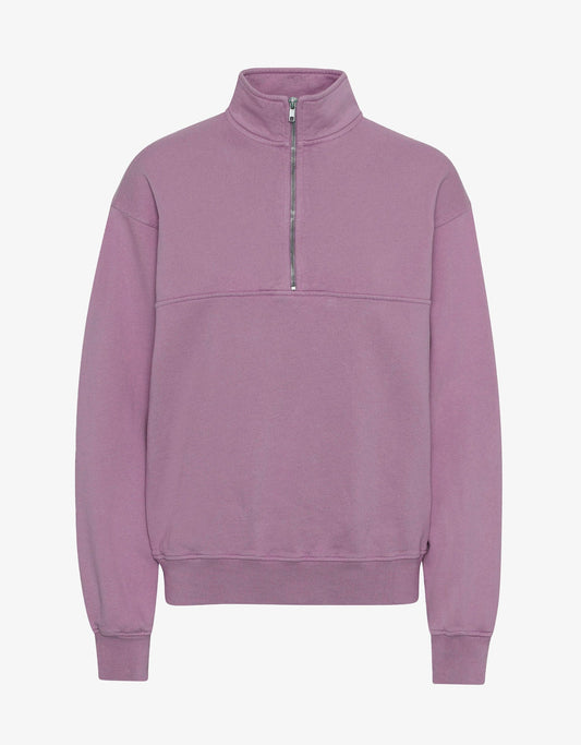 Otto™ | Perlenlila Bio-Quarter-Zip-Pullover