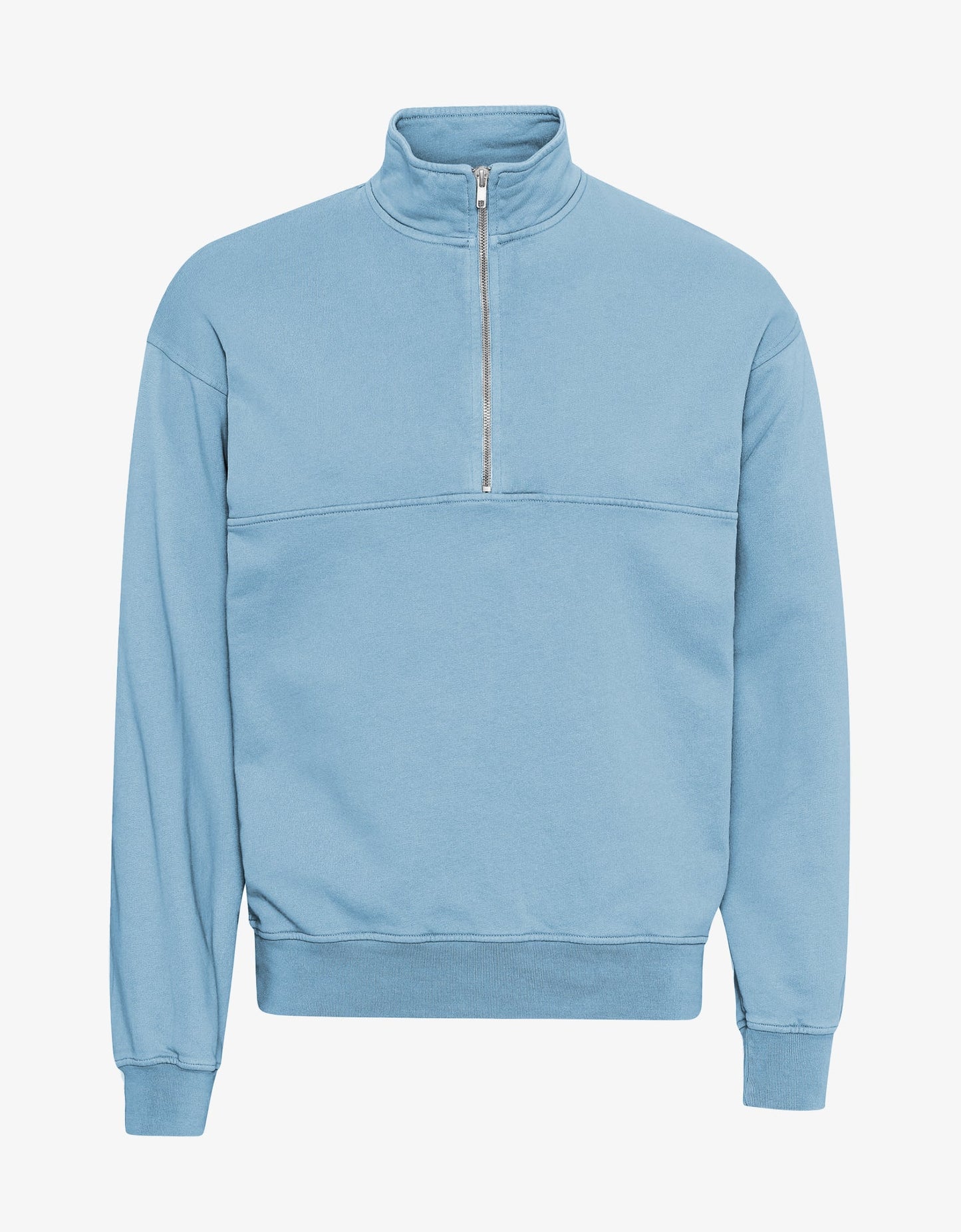 Otto™ | Blau Bio-Quarter-Zip-Pullover