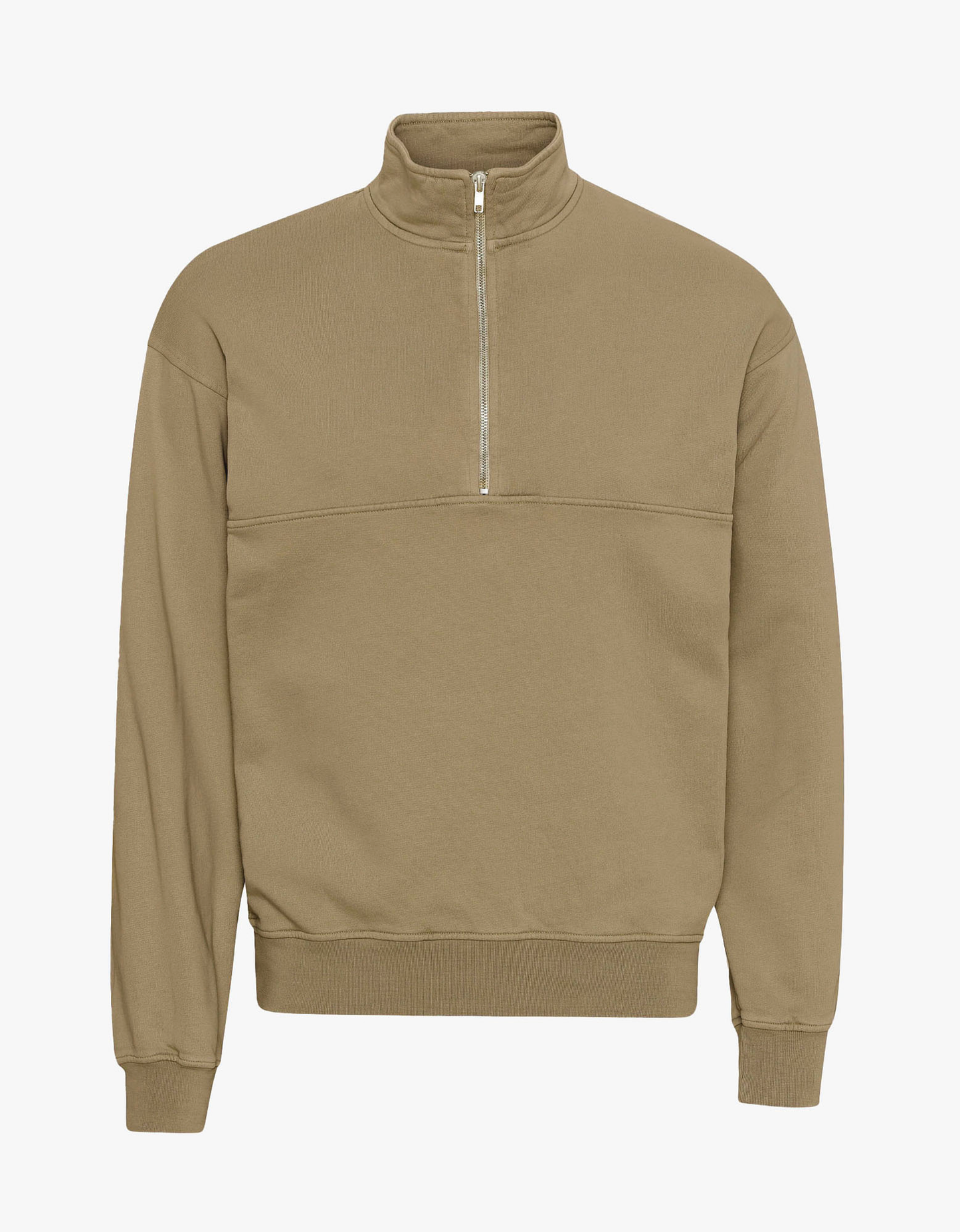 Otto™ | Wüstensand Khaki Bio-Quarter-Zip-Pullover