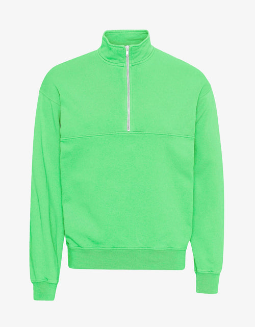 Otto™ | Frühlingsgrün Bio-Quarter-Zip-Pullover