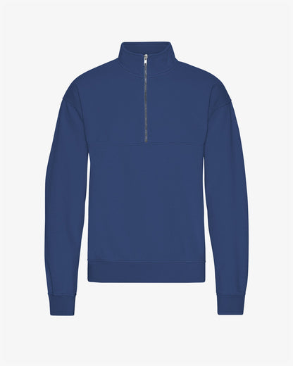 Otto™ | Marineblau Bio-Quarter-Zip-Pullover