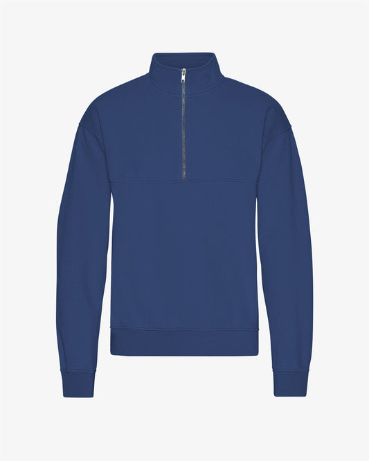 Otto™ | Marineblau Bio-Quarter-Zip-Pullover