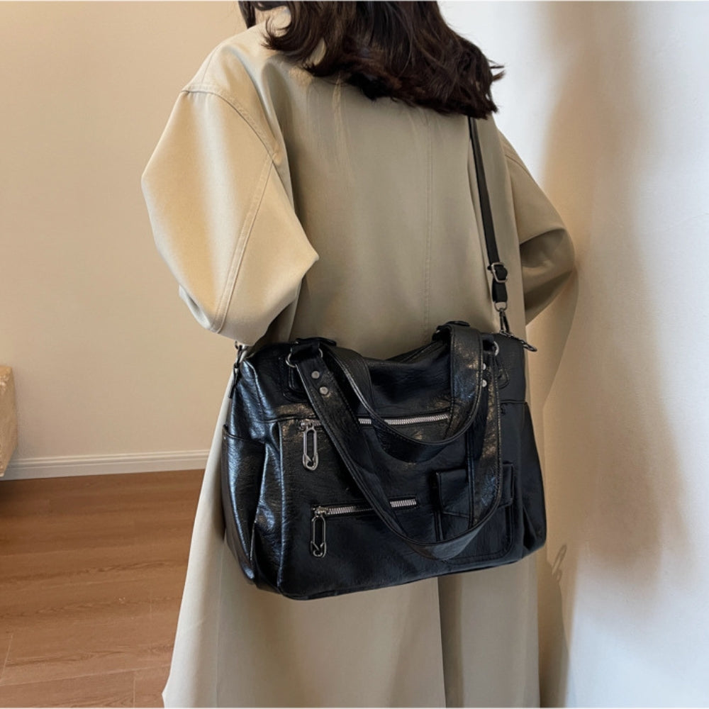 Vanessa ™ | elegante vegane Schultertasche