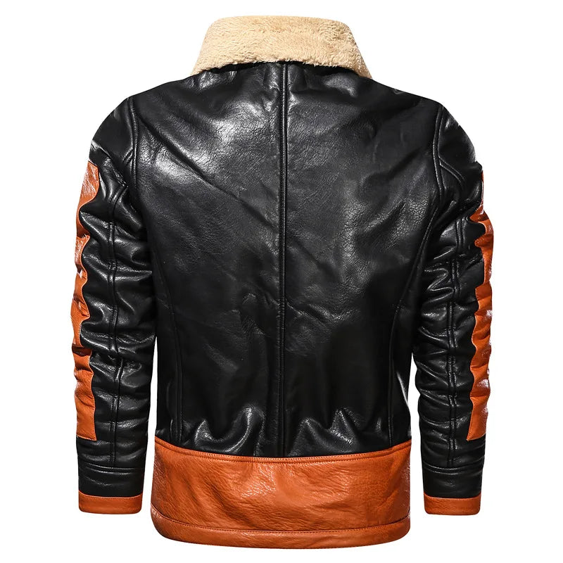 Carlo™ | Herren Winter Kunstlederjacke