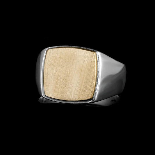 Banks™ | Goldener & 925 Sterling Silber Ring