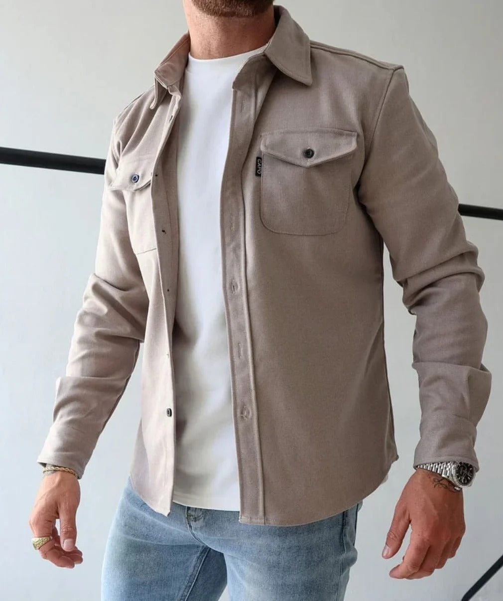 Lawrence™ | Hemdjacke mit Knopfleiste