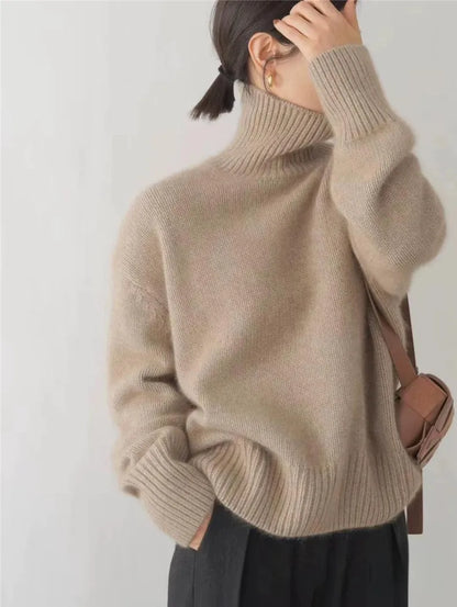 Elina™ | Wolle Rollkragenpullover