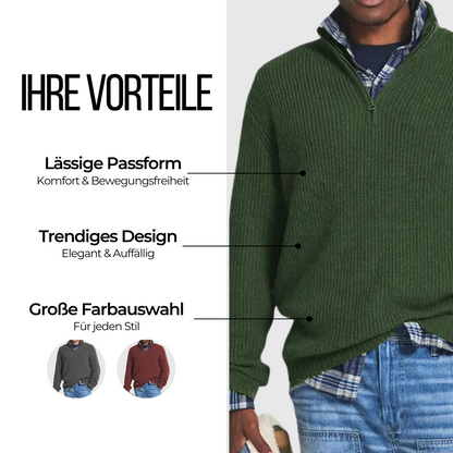 Keith™ | Der Stilvolle Zip-Pullover