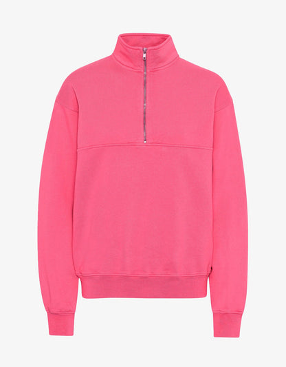 Otto™ | Kaugummirosa Bio-Quarter-Zip-Pullover