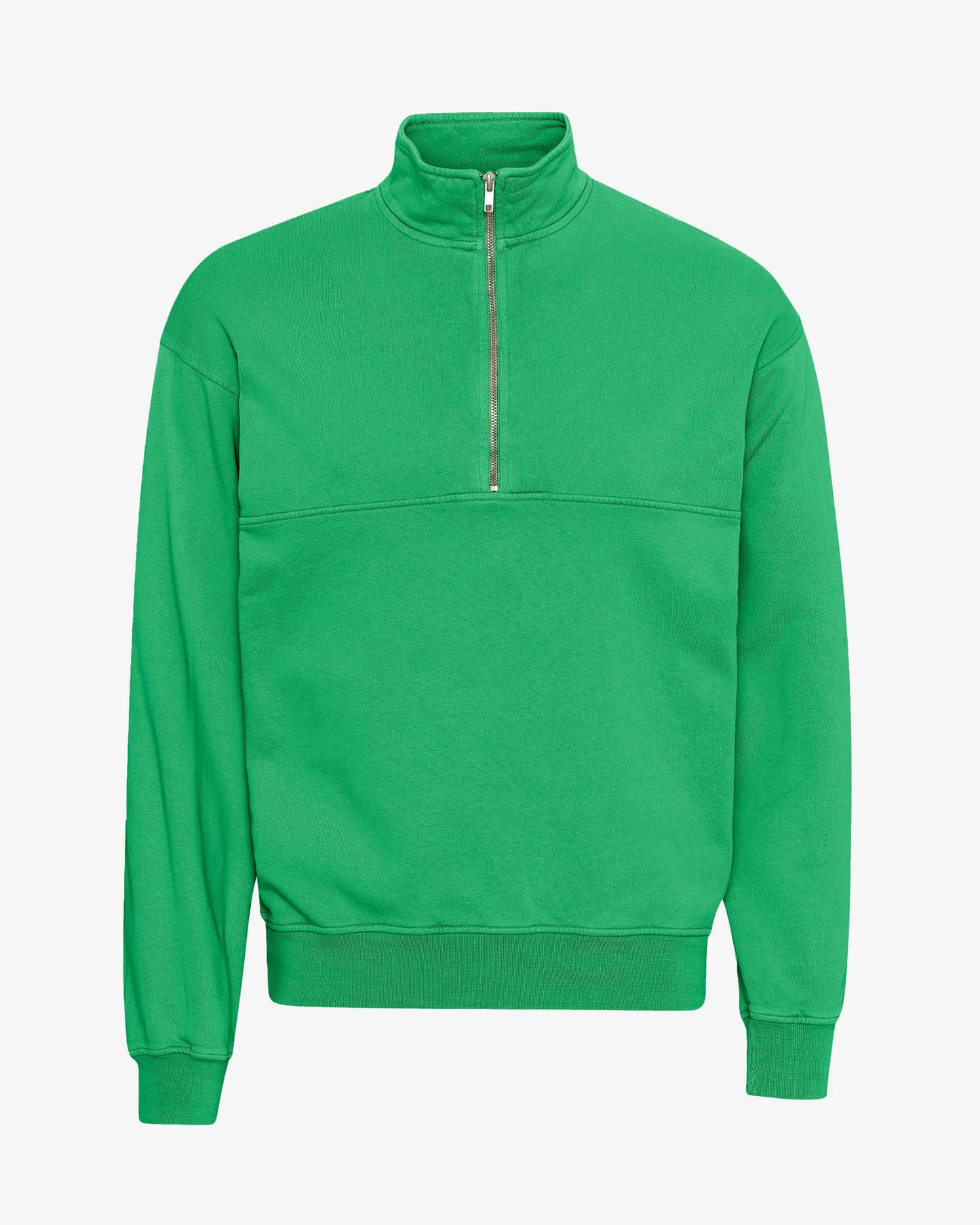 Otto™ | Kellygrün Bio-Quarter-Zip-Pullover