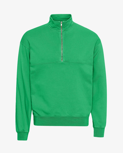 Otto™ | Kellygrün Bio-Quarter-Zip-Pullover