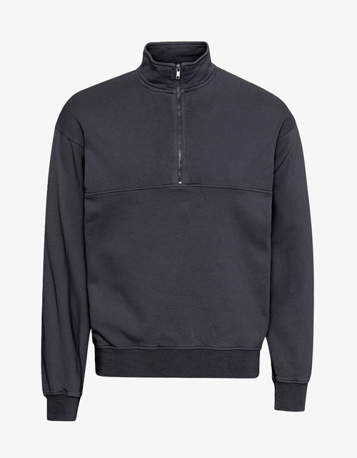 Otto™ | Lavagrau Bio-Quarter-Zip-Pullover