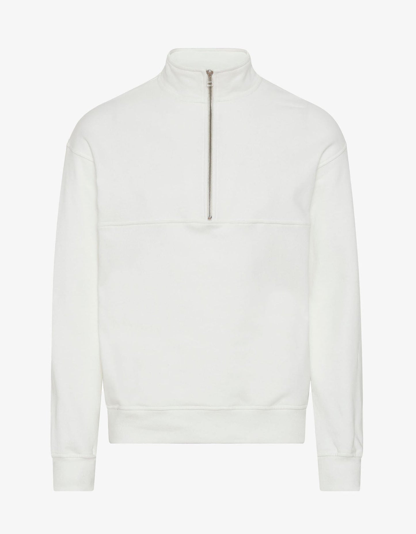 Otto™ | Optisches Weiß Bio-Quarter-Zip-Pullover