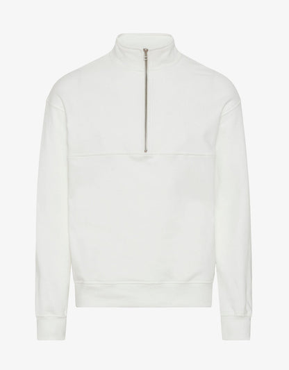 Otto™ | Optisches Weiß Bio-Quarter-Zip-Pullover