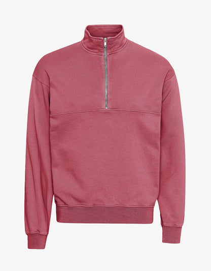 Otto™ | Himbeerpink Bio-Quarter-Zip-Pullover