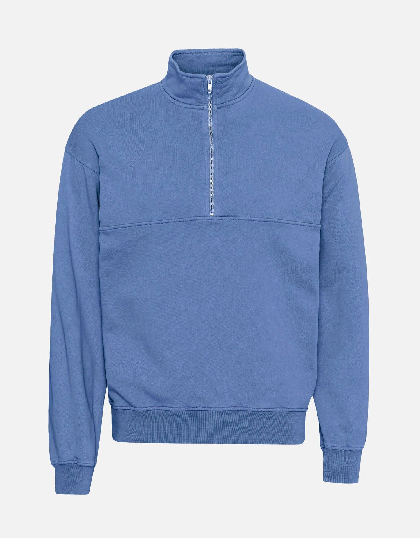 Otto™ | Himmelblau Bio-Quarter-Zip-Pullover