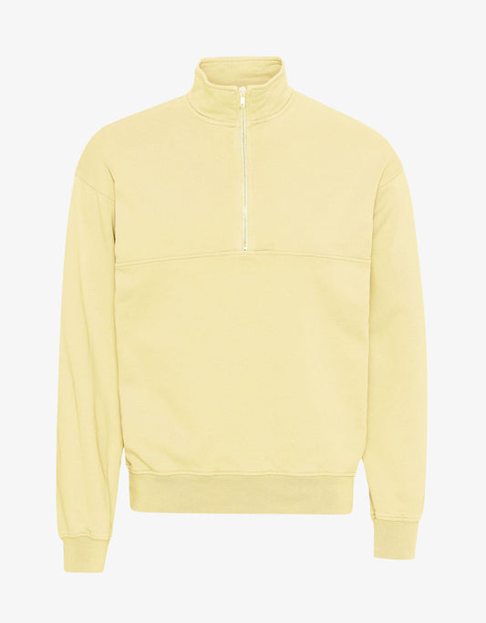 Otto™ | Sanftes Gelb Bio-Quarter-Zip-Pullover