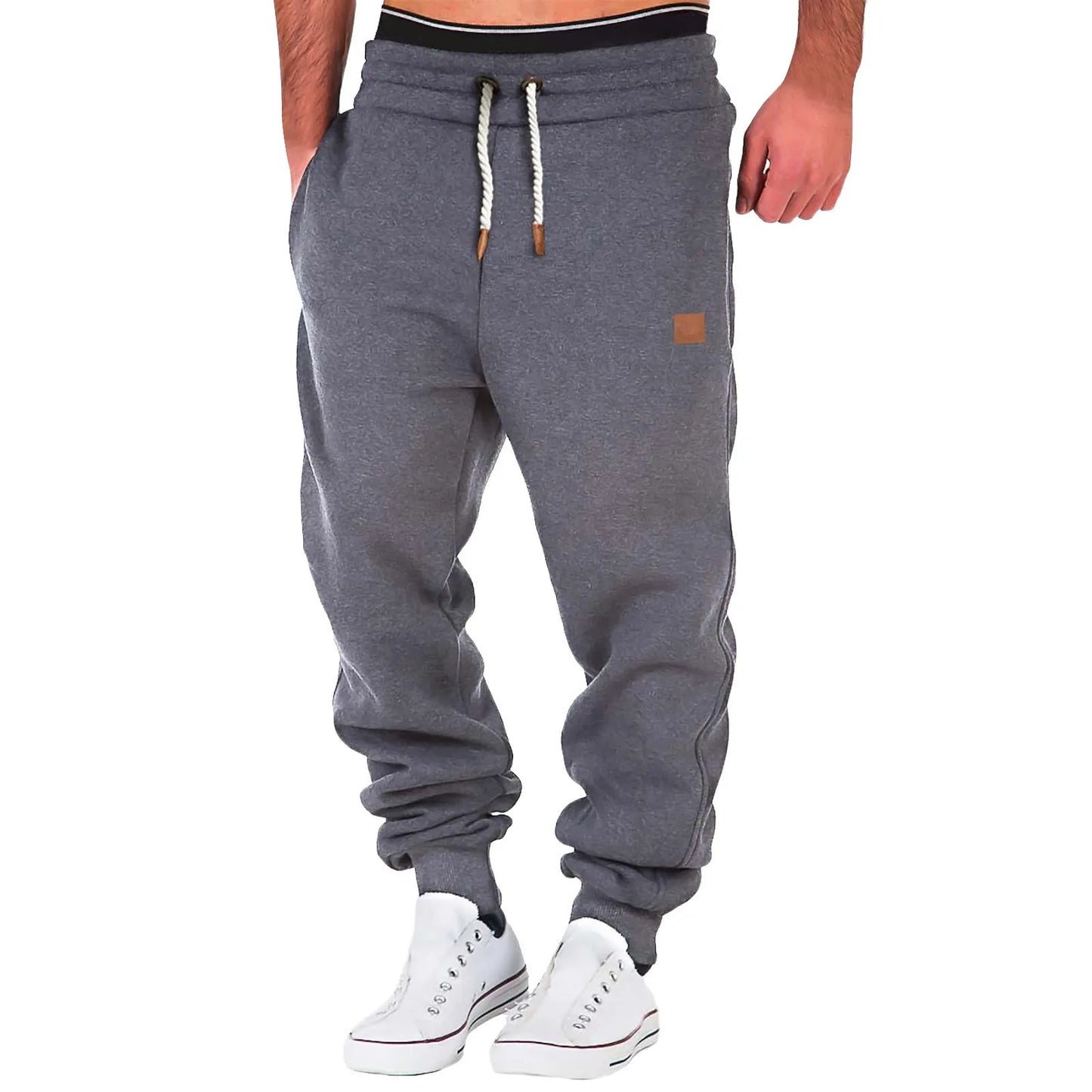 Liam™ | Einfarbige Jogginghose mit Kordelzug