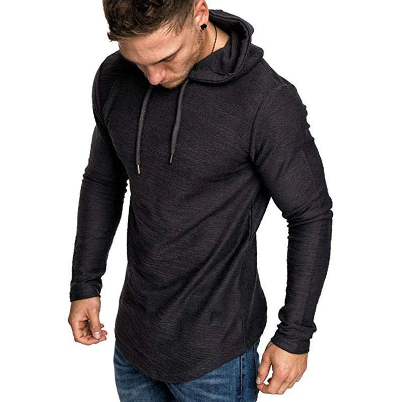 Elliott™ | Hochwertiger Einfarbiger Pullover-Hoodie mit Textur – Weich und Atmungsaktiv