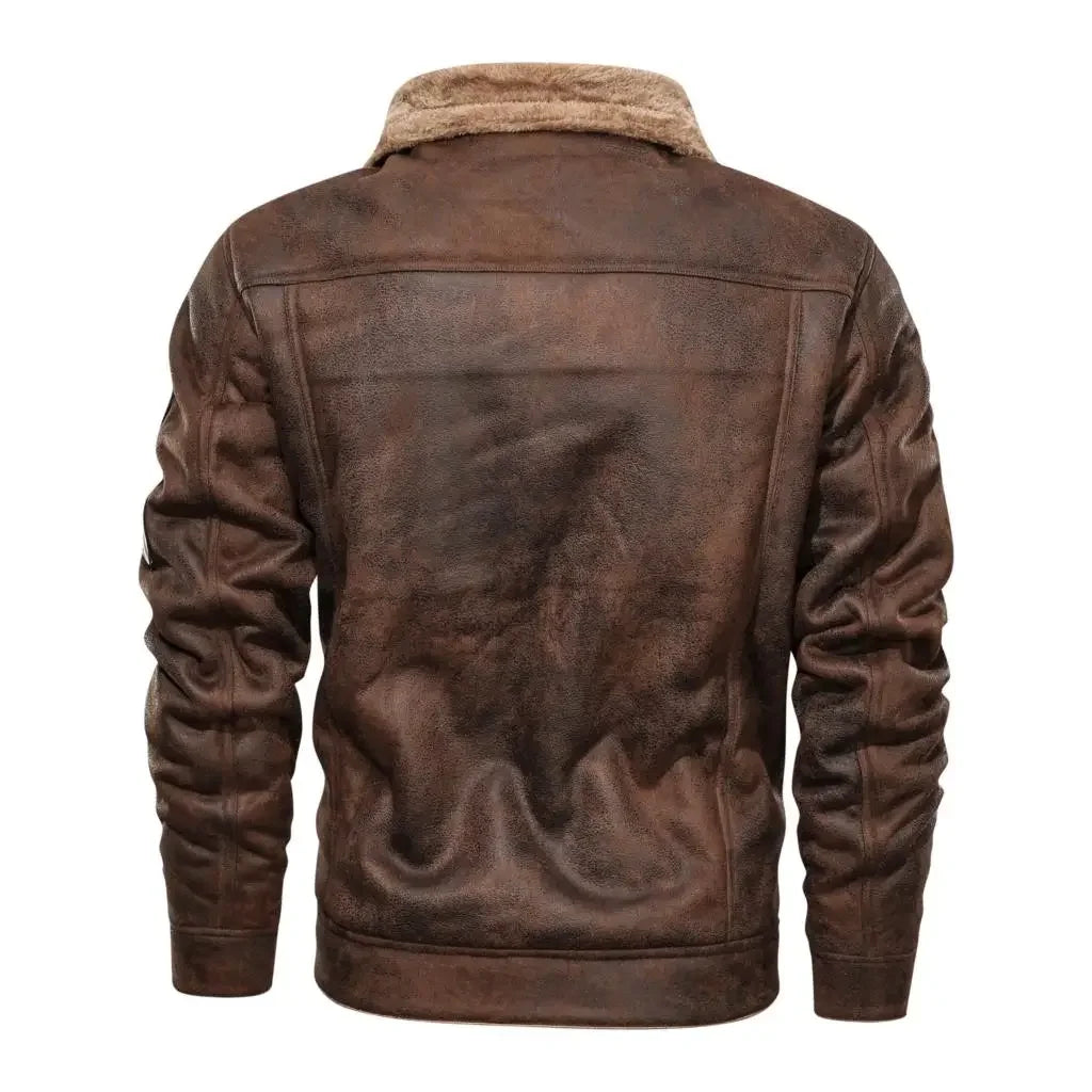 David™ | Herren Winter Fell Leder Bomber