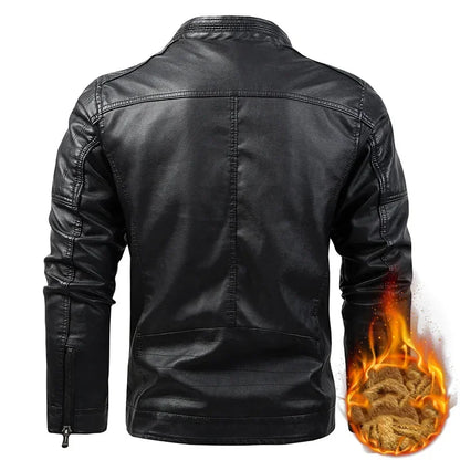 Alister™ | Stylische warme Kunstlederjacke Herren