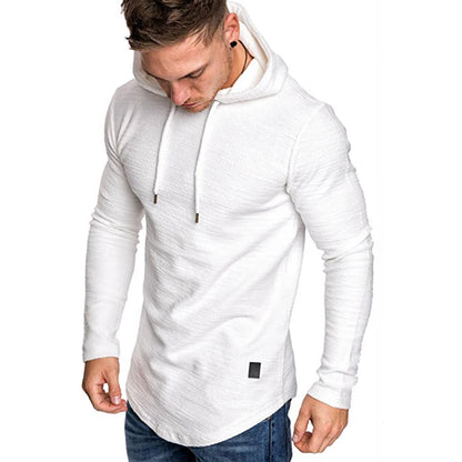 Elliott™ | Hochwertiger Einfarbiger Pullover-Hoodie mit Textur – Weich und Atmungsaktiv