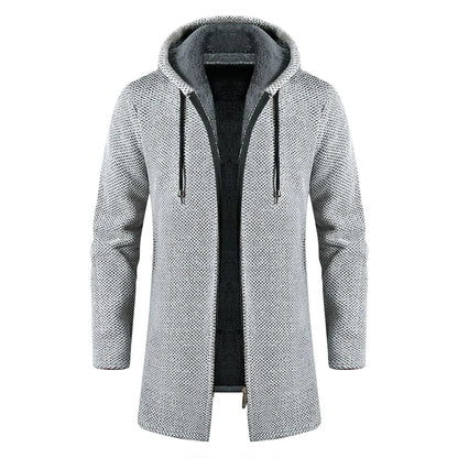 Joe™ | Herren Winter-Kapuzen-Fleece-Strickjacke