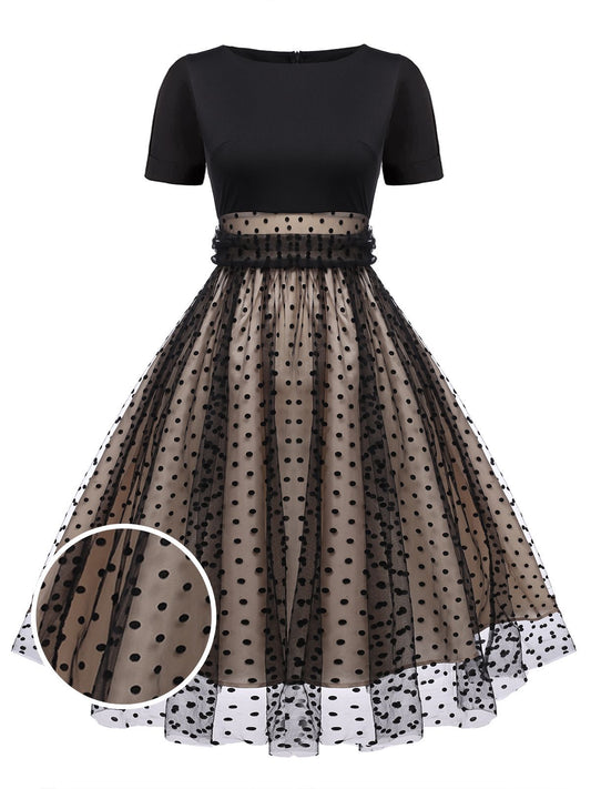 Keyla™ | Vintage 50s Cocktail Pin Up Swing Dress