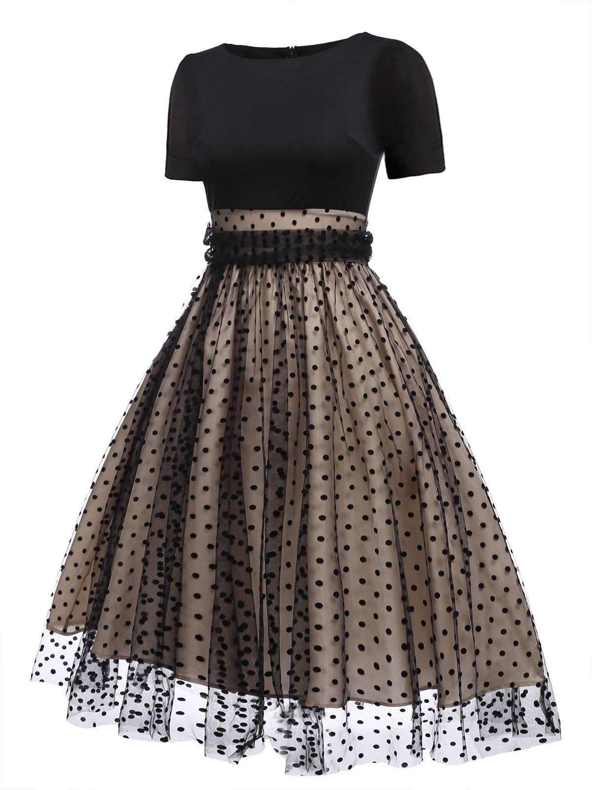 Keyla™ | Vintage 50s Cocktail Pin Up Swing Dress