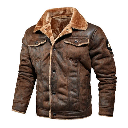 David™ | Herren Winter Fell Leder Bomber