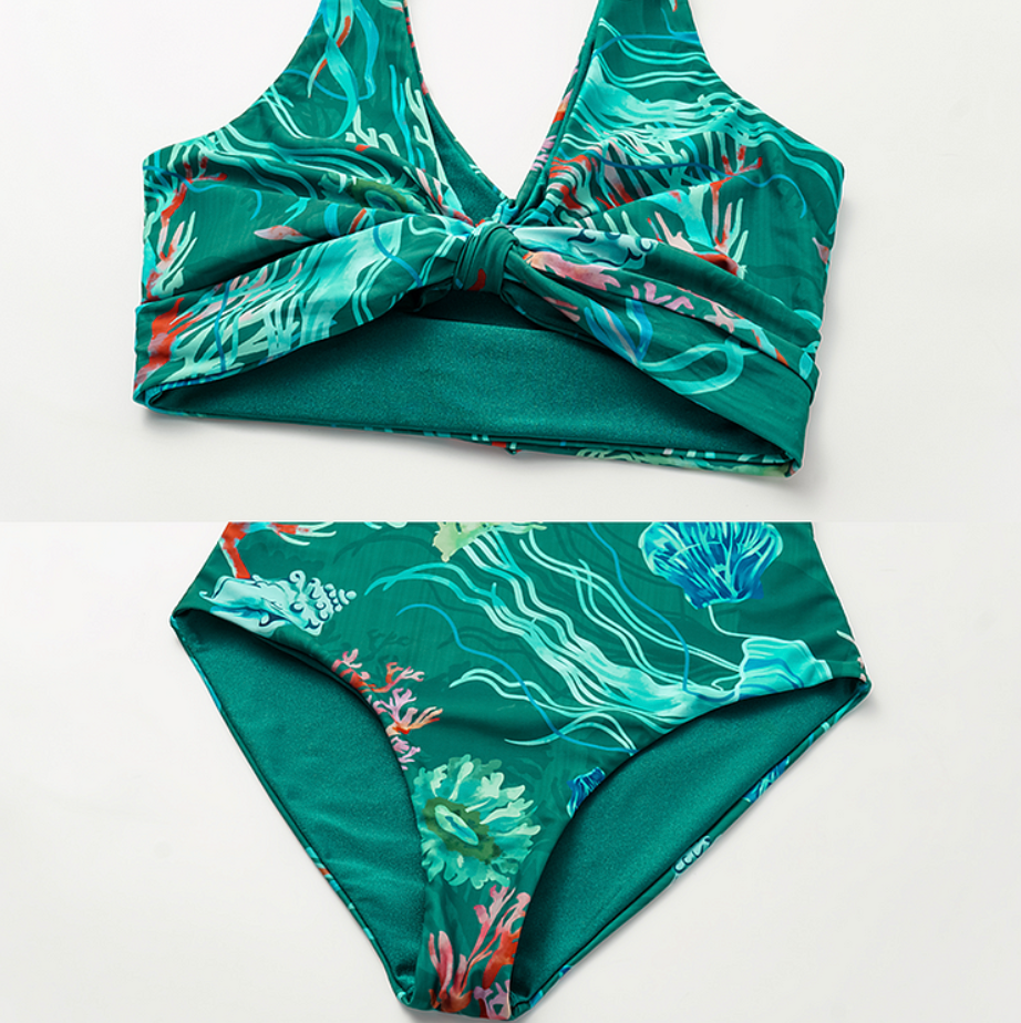 Maia™ | Reversibles Meeresorganismen Bikini Set