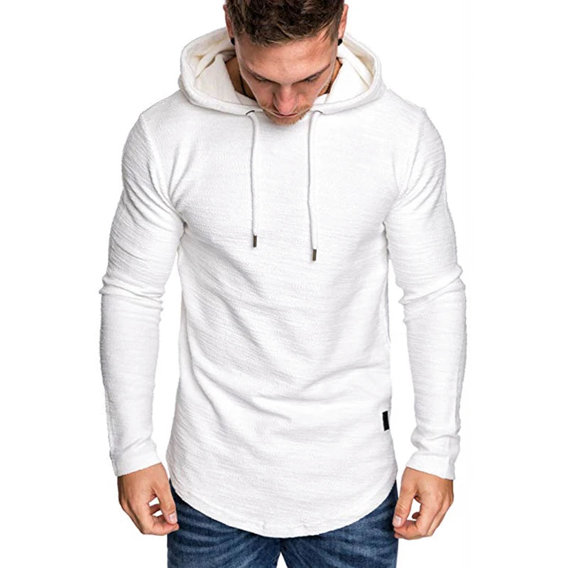 Elliott™ | Hochwertiger Einfarbiger Pullover-Hoodie mit Textur – Weich und Atmungsaktiv