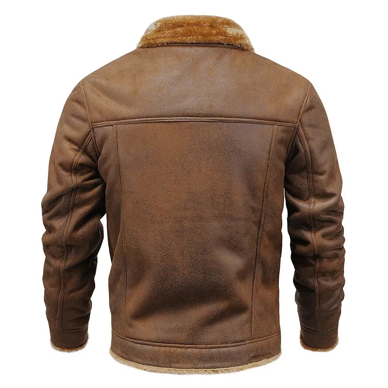 David™ | Herren Winter Fell Leder Bomber