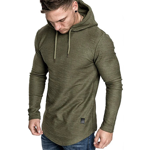 Elliott™ | Hochwertiger Einfarbiger Pullover-Hoodie mit Textur – Weich und Atmungsaktiv