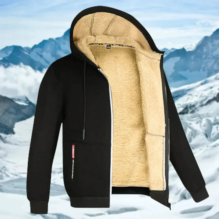 Olaf - Herren-Winterjacke mit Kapuze und Fleece