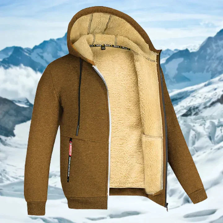 Olaf - Herren-Winterjacke mit Kapuze und Fleece