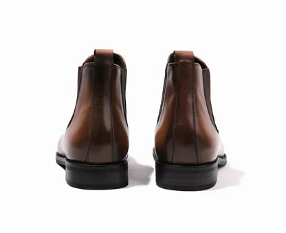 Christopher™ | Verfeinerte Leder Chelsea Boots