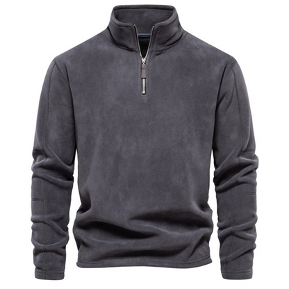 Joshua™ | Fleece-Pullover mit Viertelreißverschluss