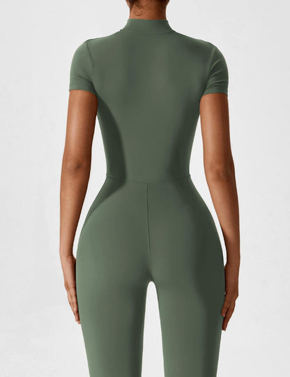 Mia™ | Langarm/Kurzarm Reißverschluss Jumpsuit